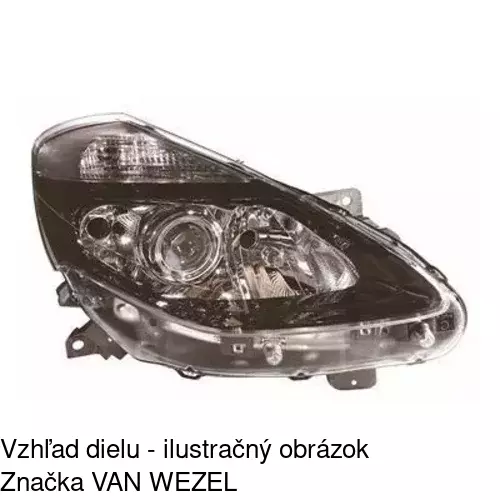 Hlavný reflektor 6064102E /POLCAR/ - obr. 5
