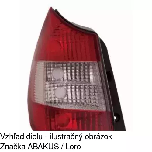 Zadné svetlo 6071871H /POLCAR/ - obr. 3