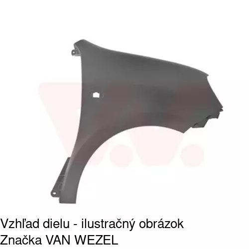 Predný blatník 60A202 /POLCAR/ - obr. 1