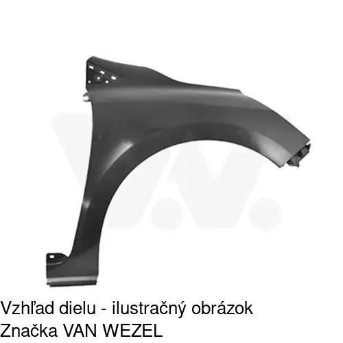 Predný blatník 60B102 /POLCAR/ - obr. 2