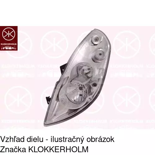 Hlavný reflektor 60N1092E /POLCAR/ - obr. 2