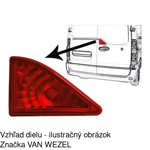 Svetlo stop 60N191-E /POLCAR/ - obr. 5