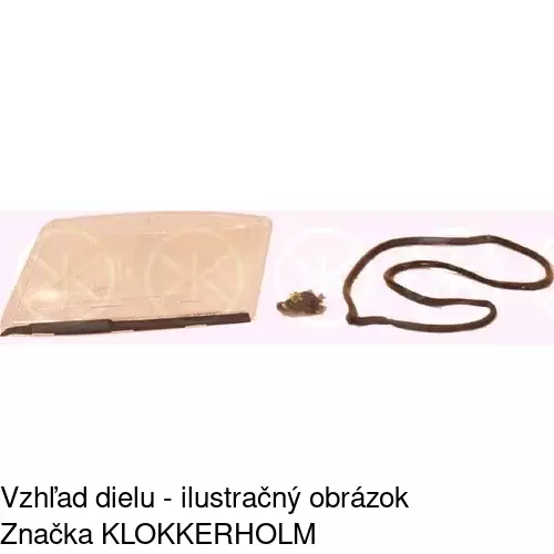 Sklo reflektora 652212-E /POLCAR/ - obr. 1