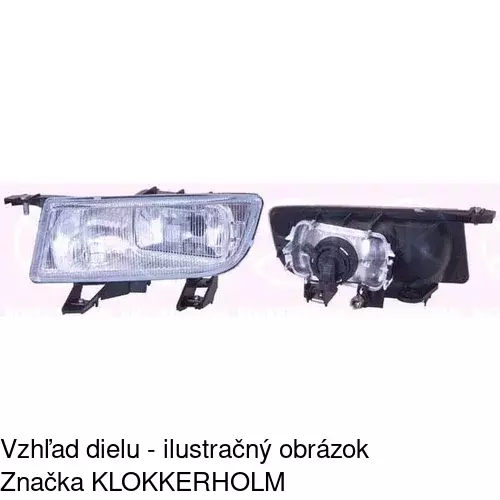 Hmlové svetlo - predné 6522301E /POLCAR/ - obr. 1
