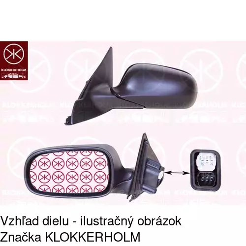 Rám vonkajšieho zrkadla 652355PM /POLCAR/ - obr. 4