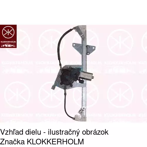 Elektrický mechanizmus okna dverí 6530PSE2 /POLCAR/ - obr. 2