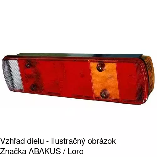 Zadné svetlo POLCAR 660388-E