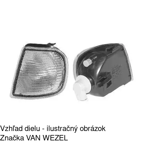 Predná smerovka POLCAR 6713204V