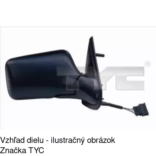 Vonkajšie zrkadlo 6713524E /POLCAR/ - obr. 3
