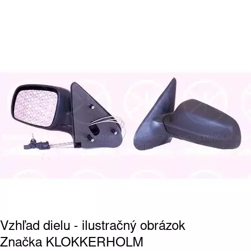 Vonkajšie zrkadlo 6714522M /POLCAR/ - obr. 5