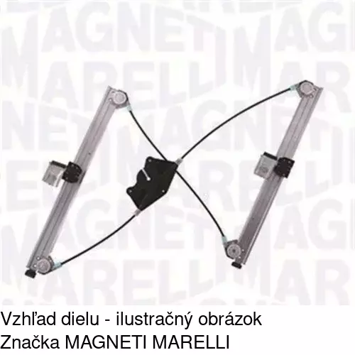 Mechanizmus sťahovania okna elektrický bez motora 6722PSG1 /POLCAR/ - obr. 5