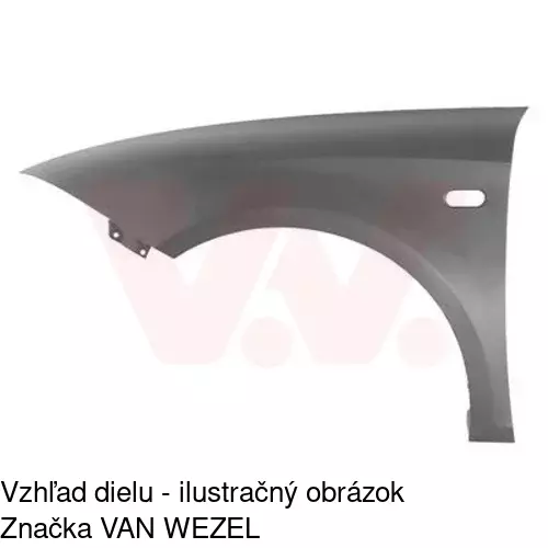Predný blatník 672602-J /POLCAR/ - obr. 3