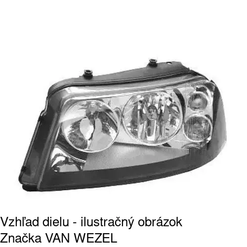 Hlavný reflektor 675109-U /POLCAR/ - obr. 4