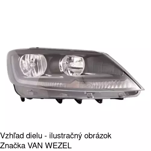 Hlavný reflektor 675210-E /POLCAR/ - obr. 3