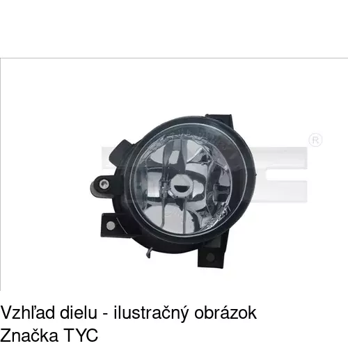 Hmlové svetlo - predné 675529-E /POLCAR/ - obr. 1