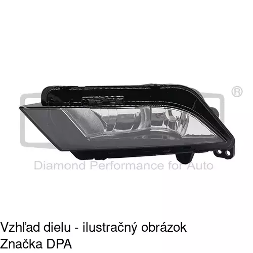 Hmlové svetlo - predné 67B1290E /POLCAR/ - obr. 2