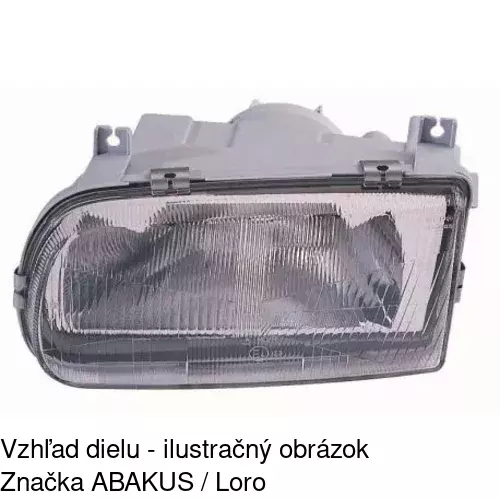Hlavný reflektor 6910090E /POLCAR/ - obr. 2