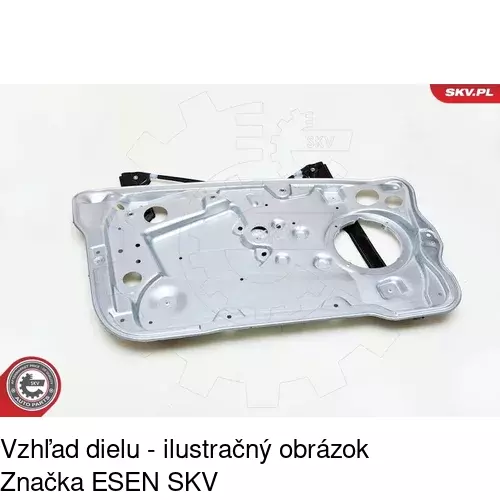 Mechanizmus sťahovania okna elektrický bez motora 6913PSG1 /POLCAR/ - obr. 4