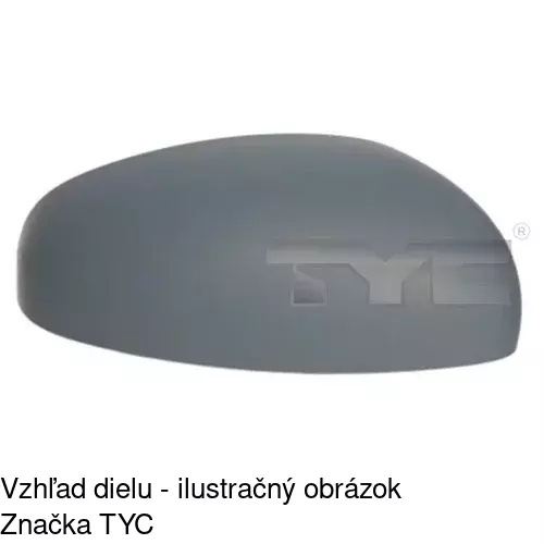Rám vonkajšieho zrkadla 691554PE /POLCAR/ - obr. 3