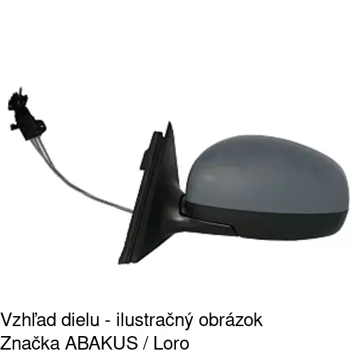Rám vonkajšieho zrkadla 691554PM /POLCAR/ - obr. 1