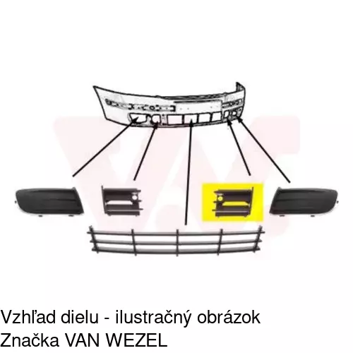 Kryt v nárazníku 6922271J /POLCAR/ - obr. 2
