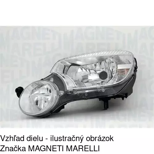 Hlavný reflektor 693509-E /POLCAR/ - obr. 2