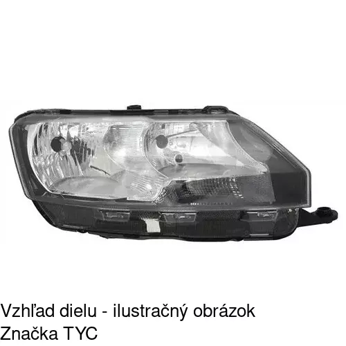 Hlavný reflektor POLCAR 69B110-V