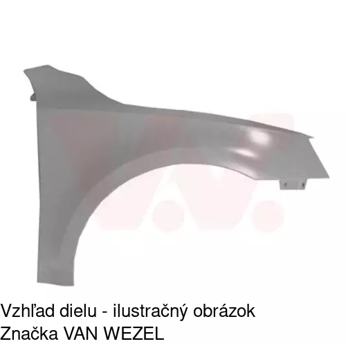 Predný blatník 69C102 /POLCAR/ - obr. 2