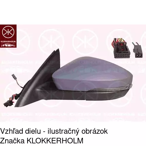 Rám vonkajšieho zrkadla 69C154PM /POLCAR/ - obr. 1
