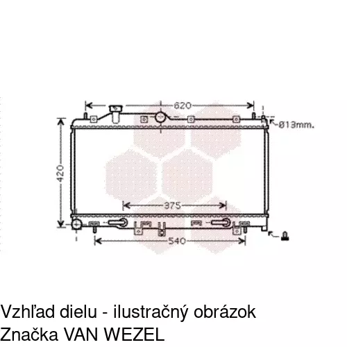 Chladiče vody 7208085K /POLCAR/ - obr. 1