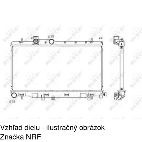 Chladiče vody 7212082K /POLCAR/ - obr. 1