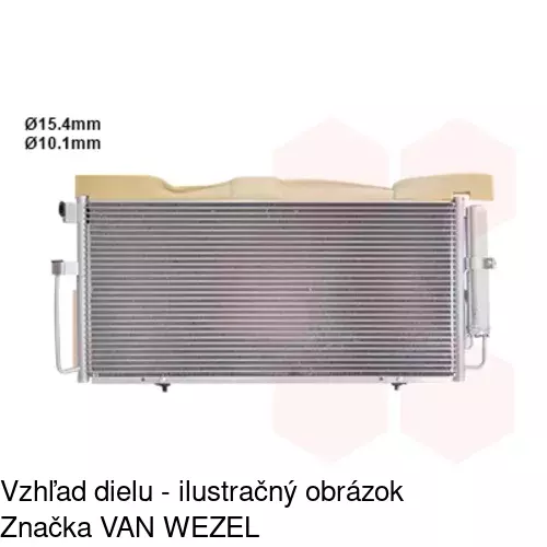 Chladiče klimatizácie POLCAR 7212K8C1