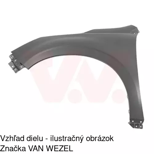 Predný blatník POLCAR 72X101-1
