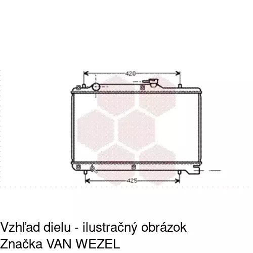 Chladiče vody 741208-3 /POLCAR/ - obr. 1