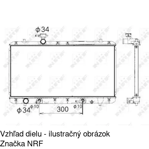 Chladiče vody POLCAR 7414082K