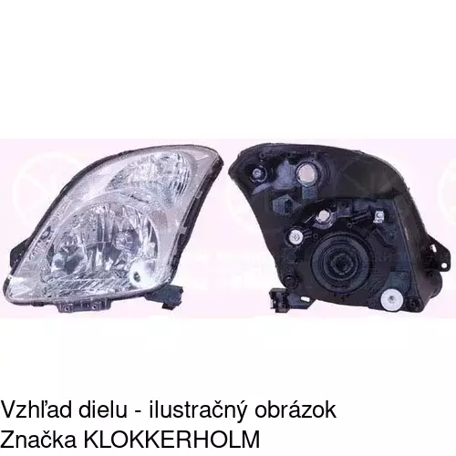 Hlavný reflektor 7423090E /POLCAR/ - obr. 2
