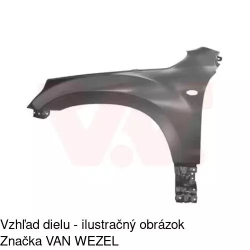Predný blatník 742601-1 /POLCAR/ - obr. 1