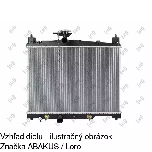 Chladiče vody 8103086K /POLCAR/