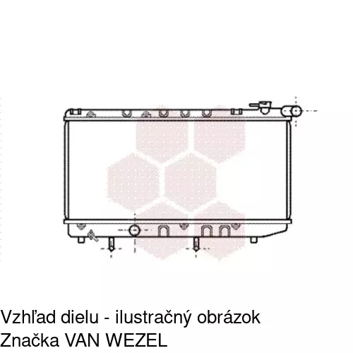 Chladiče vody 810908-K /POLCAR/ - obr. 1