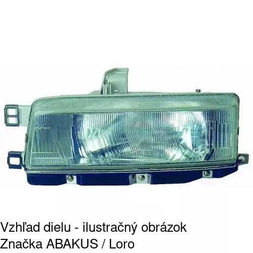 Hlavný reflektor 810910-E /POLCAR/ - obr. 3