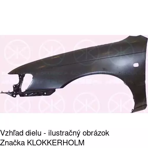 Predný blatník POLCAR 811002