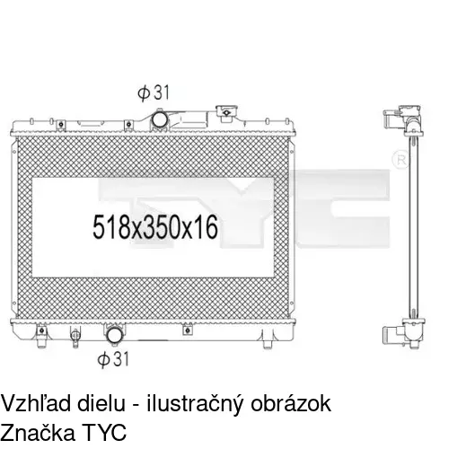Chladiče vody 811108-1 /POLCAR/ - obr. 3