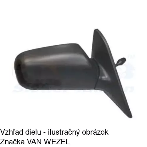 Vonkajšie zrkadlo 8112511E /POLCAR/ - obr. 2