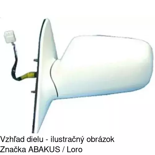 Vonkajšie zrkadlo 8112525E /POLCAR/ - obr. 1