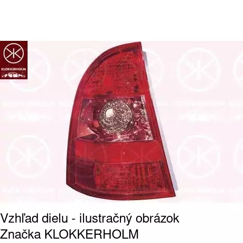 Zadné svetlo POLCAR 8114883X