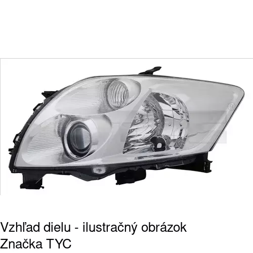 Hlavný reflektor 8116105E /POLCAR/ - obr. 1