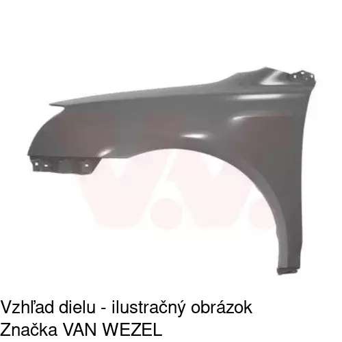 Predný blatník 812601-1 /POLCAR/ - obr. 1