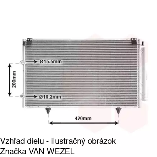 Chladiče klimatizácie 8137K8C1 /POLCAR/ - obr. 1