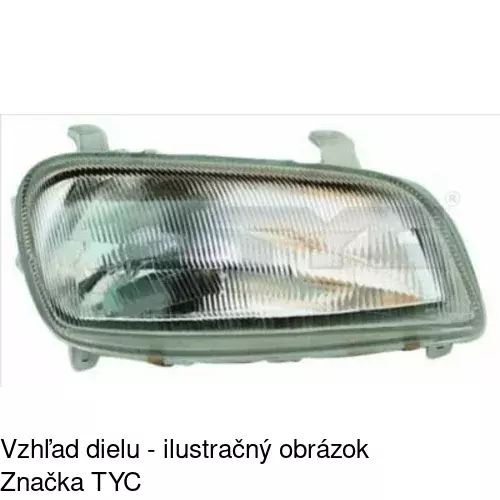 Hlavný reflektor POLCAR 8144102E