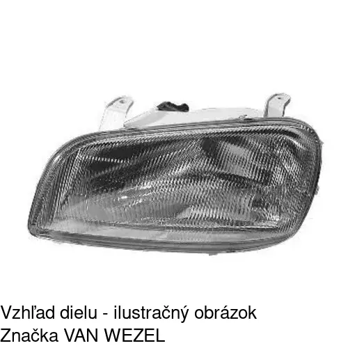 Hlavný reflektor 8144102E /POLCAR/ - obr. 4